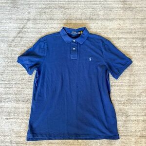 Polo Ralph Lauren Classic Fit Mesh Polo Shirt – Royal Blue